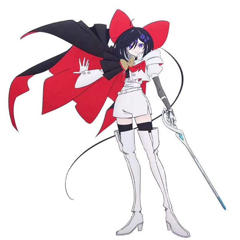 Anime Cosplay Long Black Hair - [スタイリッシュウィッグ]サファイアコスプレウィッグ アニメ リボンヒーロー 女性用 ロング 100CM