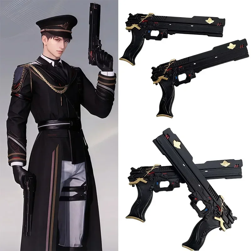 Cosplay Anime Women - 2026年アニメカーニバルパーティーコスチューム小道具ゲーム「ラブアンドディープスペース」ケイレブ公式ロールプレイ小道具「スターフェイアーコマンダー」ツインピストル