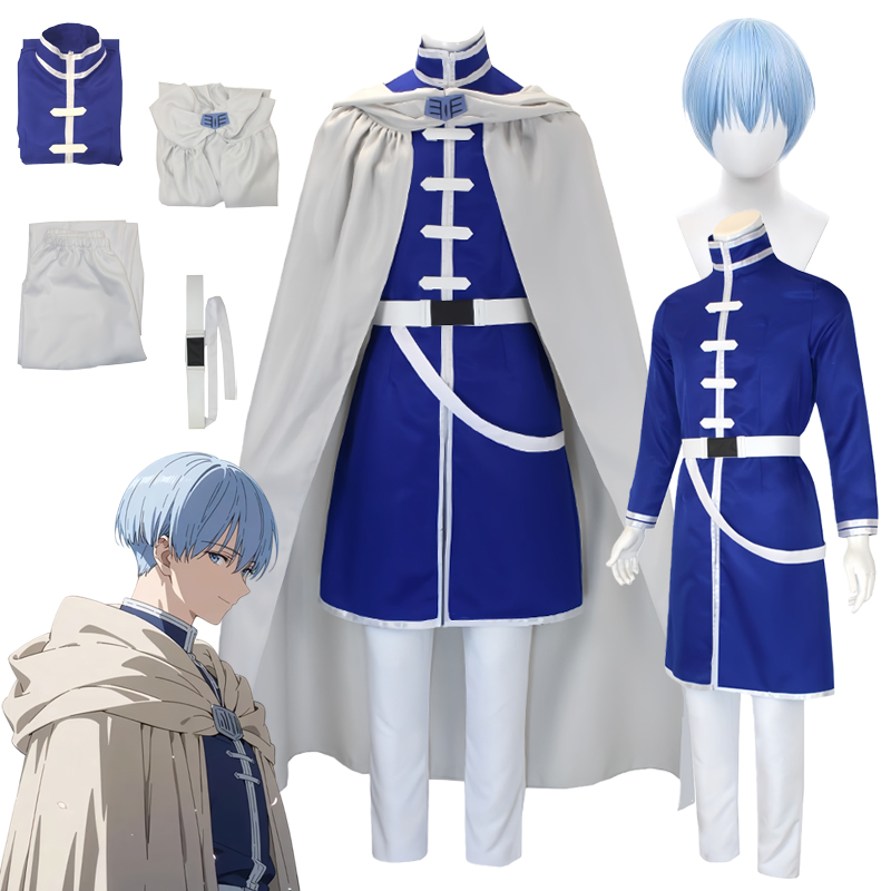 Anime Cosplay Male - アニメヒッメルコスプレ衣装フリーレンビヨンドジャーニーズエンドコスプレトップスパンツマントヒッメルスーツハロウィンカーニバルcos成人男性
