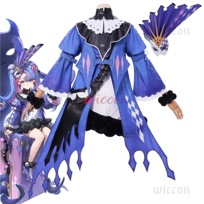 Anime Cosplay Japanese Girl - Roccia コスプレ衣装ウィッグドレス帽子ハロウィンパーティー小道具女性女の子用