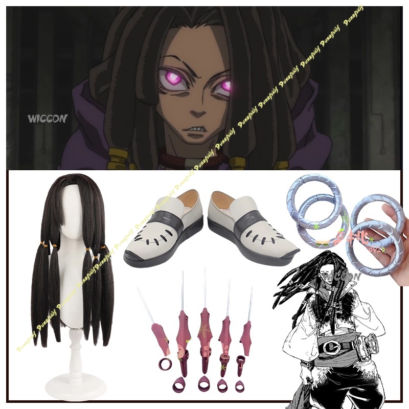 Anime Cosplay Boy - GACHIAKUTA ジャバーコスプレ衣装少年小道具ウィッグクールシューズブレスレット Cos 指爪 3D スーツギフトアニメバレンタインステージパーティー