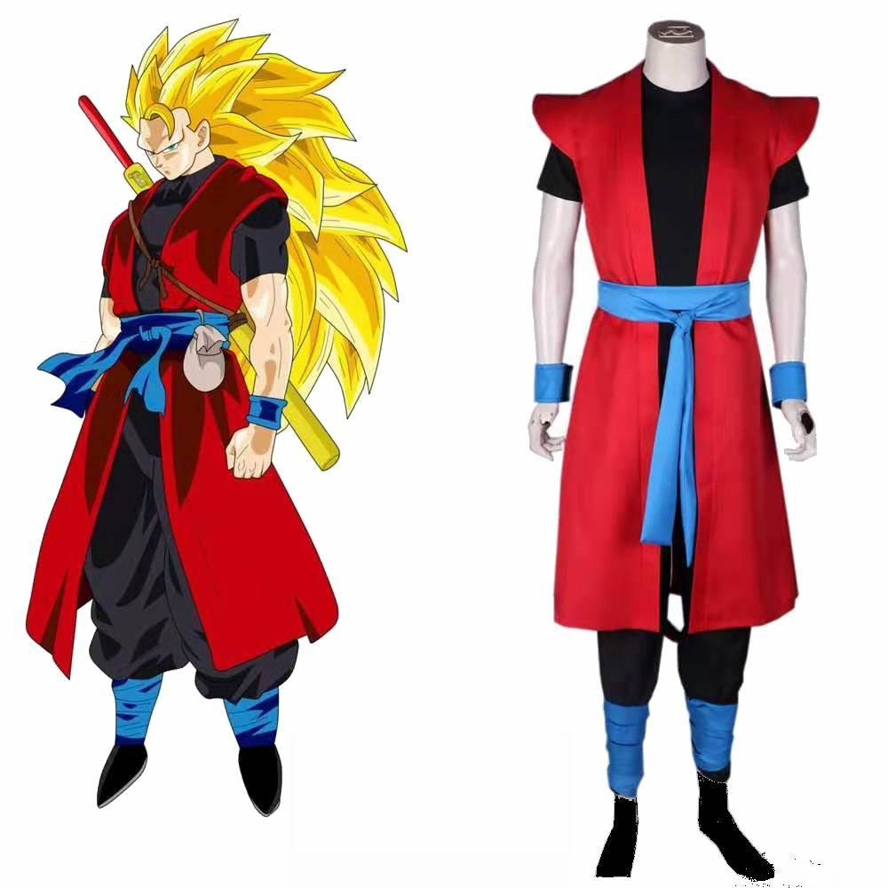 Dragon Ball Saiyan Armor - 男性と女性のためのドラゴンボール超サイヤ人息子悟飯コスチューム,アニメユニフォーム,ハロウィーンパーティー衣装,大人のスーツ