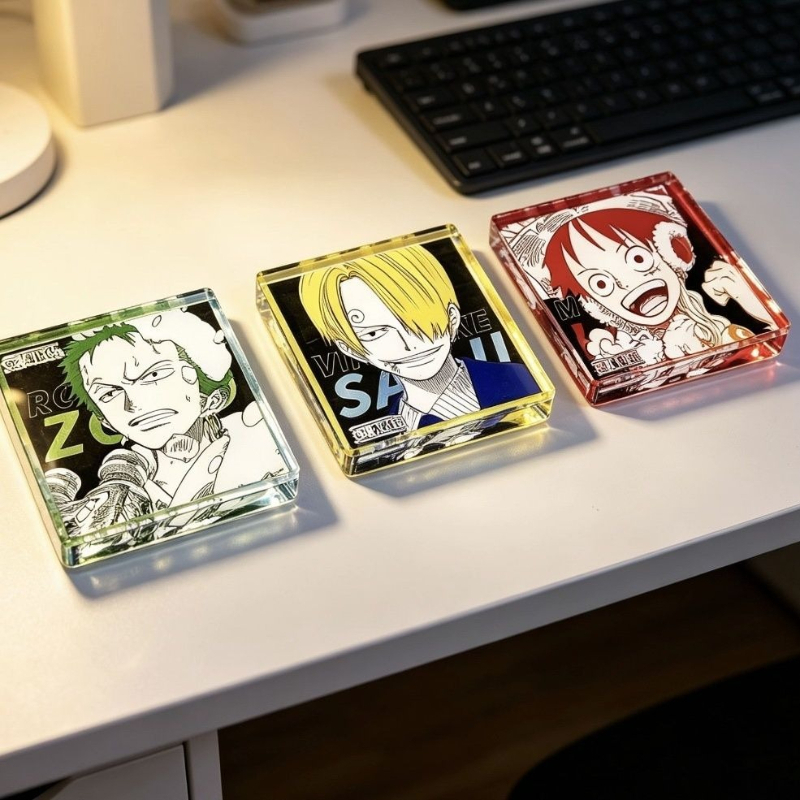 Anime Cosplay Cute - ワンピース ロロノア・ゾロ 漫画 かわいい アクリルカードブロック カワイイ
