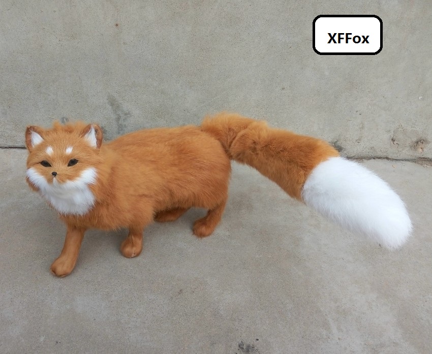 Anime Cosplay Real Life - Nakigitsune コスプレモデルブラウンフォックス 55x23cm シミュレーションプラスチック毛皮ギフトビッグクリエイティブ実生活アニメキャラクターおもちゃ