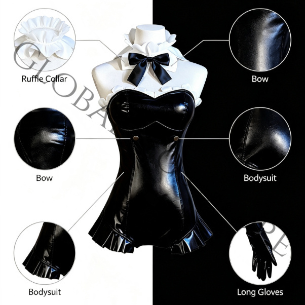 アニメ Re:ゼロから始める異世界生活 レム コスプレ ナイ - Anime Cosplay Black Girl のレビューと価格