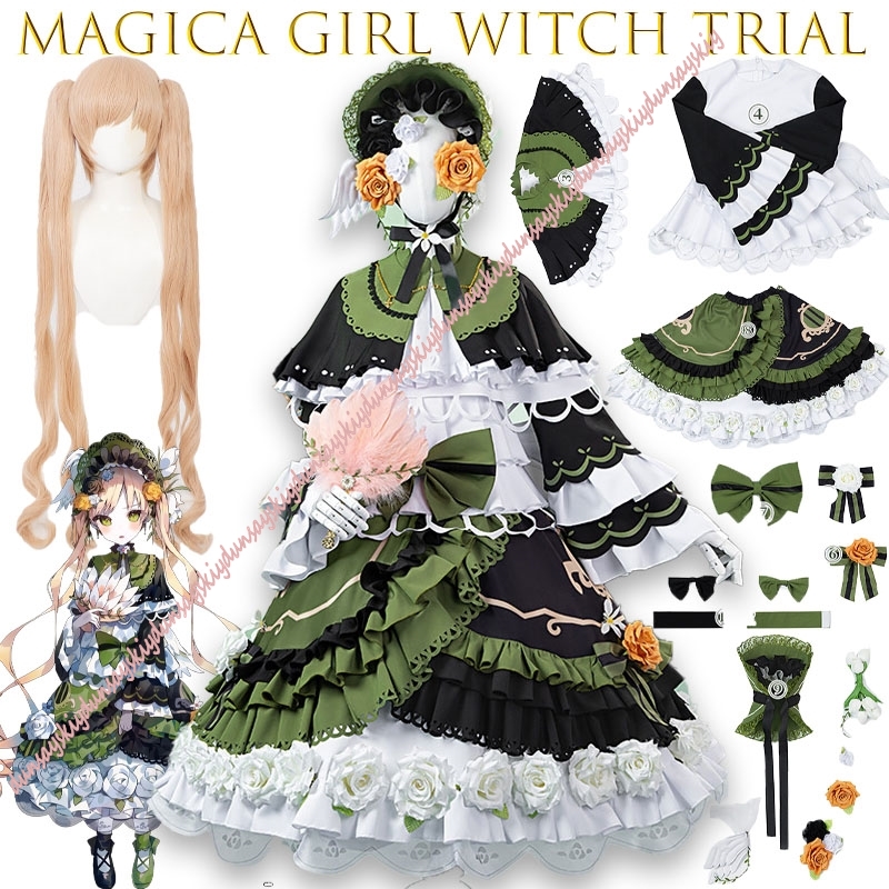 魔法少女ウィッチトライアルコスプレ衣装 アニメシリーズ「魔法 - Anime Cosplay Japanese Girl のレビューと価格