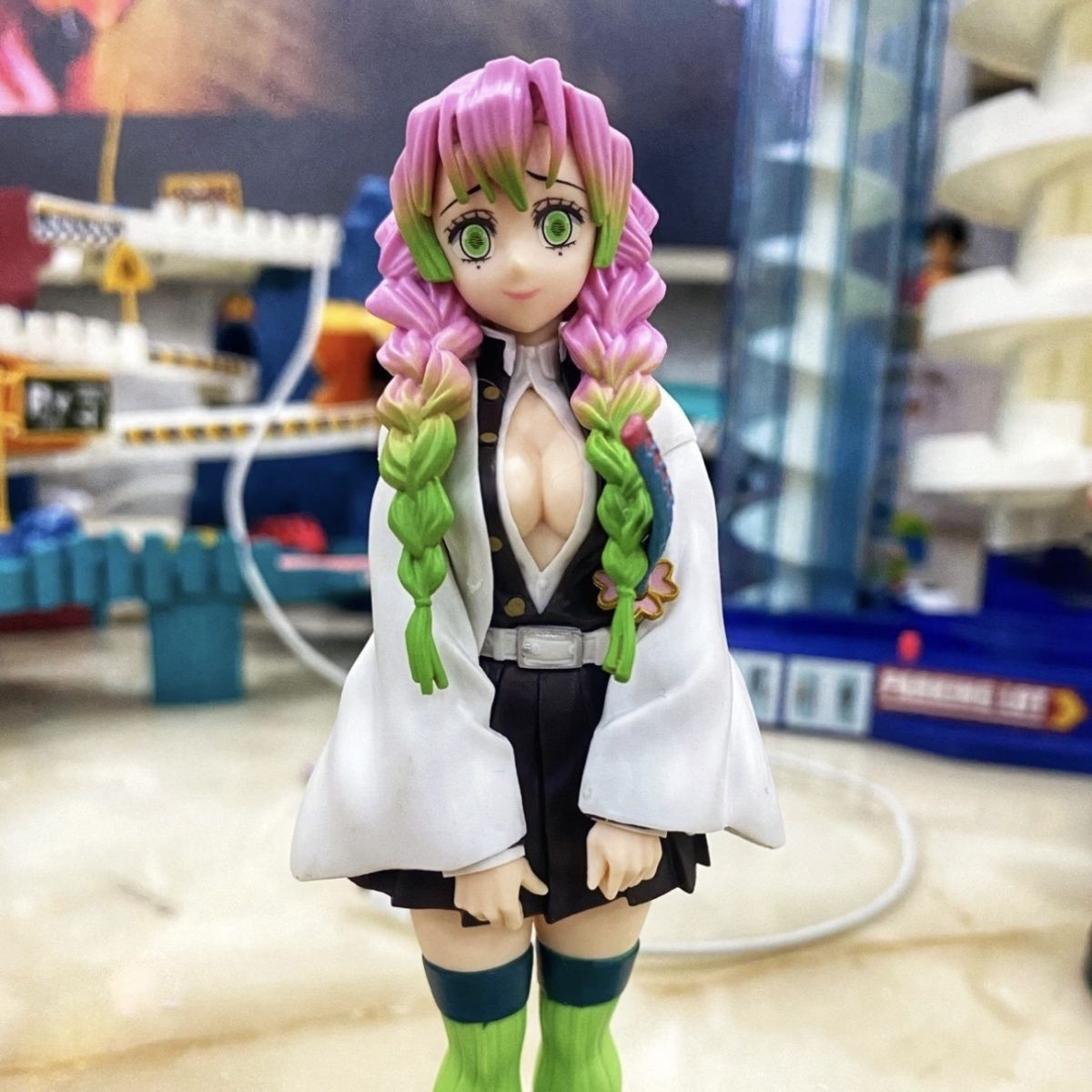 デーモンスレイヤー 愛の柱 甘露寺蜜璃 竈門炭治郎 フィギュ - Cosplay Anime Tsunade のレビューと価格