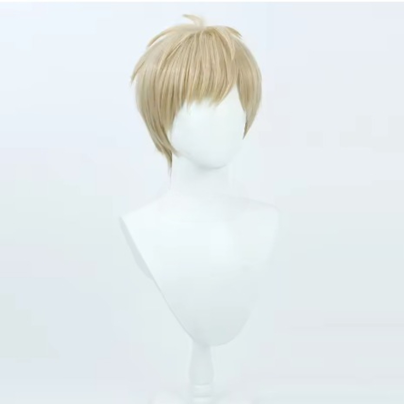 ワンパンマンアニメジェノショートヘアウィッグコスプレ衣装耐熱 - Anime Cosplay One Punch Man のレビューと価格