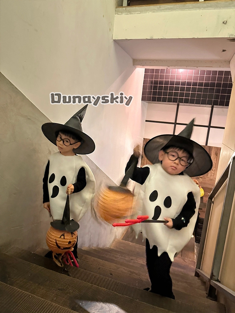 ‌ ‌ ハロウィン新しいコスプレ衣装子供用女の子男の子ゴース - Anime Cosplay Japanese Girl のレビューと価格