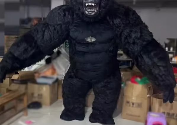 大人のための膨脹可能なゴリラの衣装,完全なマスコット,巨大な - Anime Cosplay Real Life のレビューと価格