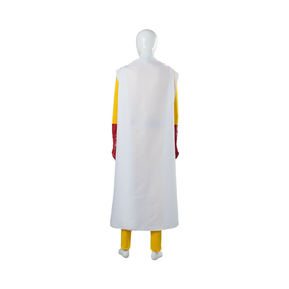 ワンパンマンサイタマコスプレ衣装大人用黄色ジャンプスーツマン - Anime Cosplay One Punch Man のレビューと価格