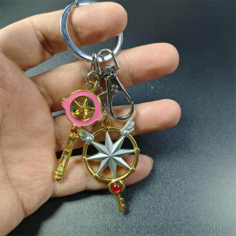 カードキャプターさくらキーホルダースターワンドバードヘッド合 - Anime Cosplay Easy のレビューと価格