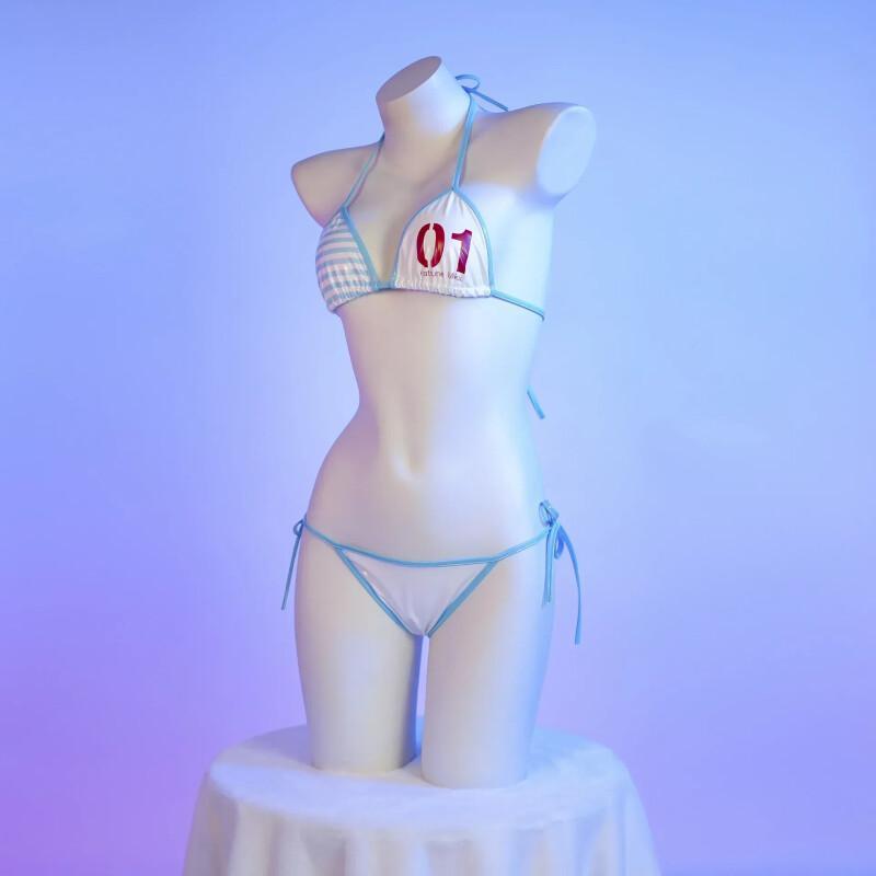 日本の可愛い女の子アニメコスプレ衣装レザービキニ背中開き包帯 - Anime Cosplay Japanese Girl のレビューと価格