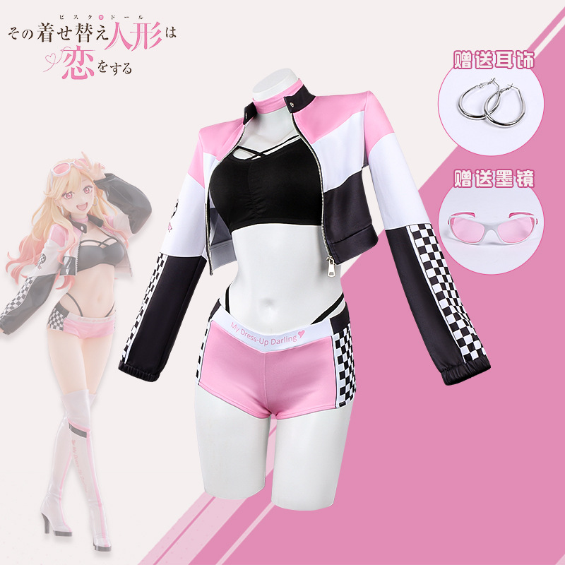 アニメ私のドレスアップダーリンウィッグレーススーツ小道具クー - Anime Cosplay Japanese Girl のレビューと価格