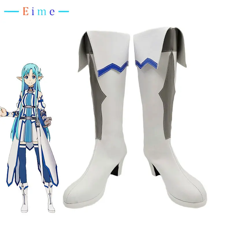 ユキアスナコスプレ靴アニメソードアートオンラインコスプレ小道 - Cosplay Anime Yuki のレビューと価格