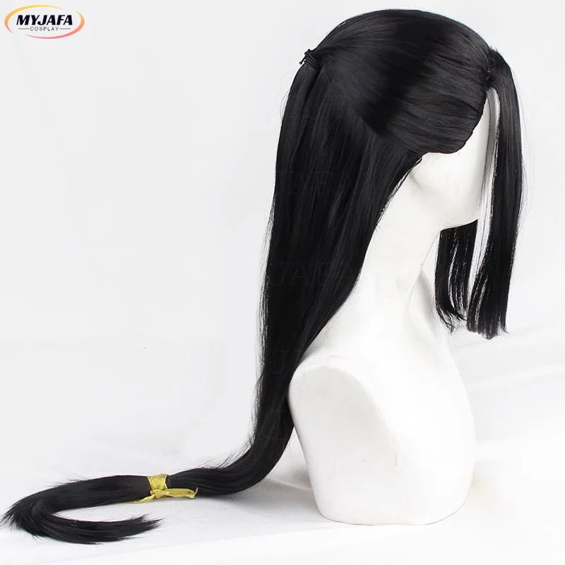 CyJin Guangyao コスプレウィッグ Jin Gu - Anime Cosplay Long Black Hair のレビューと価格