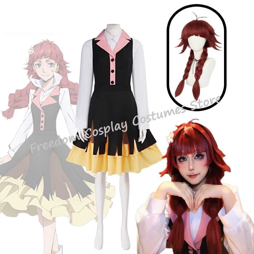 アニメ Bungo 野良犬ルーシーモードモンゴメリーコスプレ - Anime Cosplay Mujer のレビューと価格