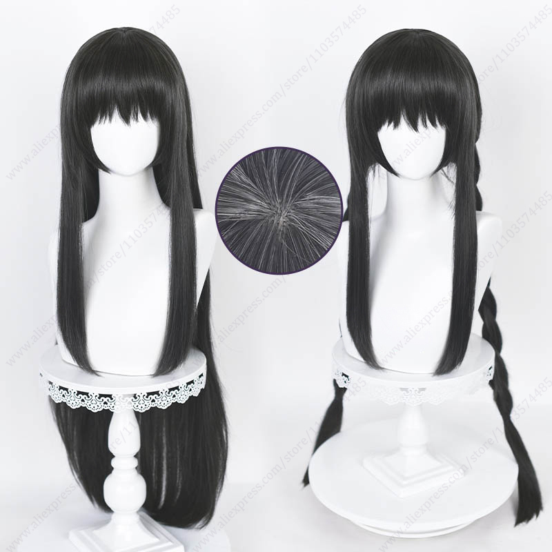 Akemi homuraロングストレートコスプレウィッグ、ロ - Anime Cosplay Long Black Hair のレビューと価格
