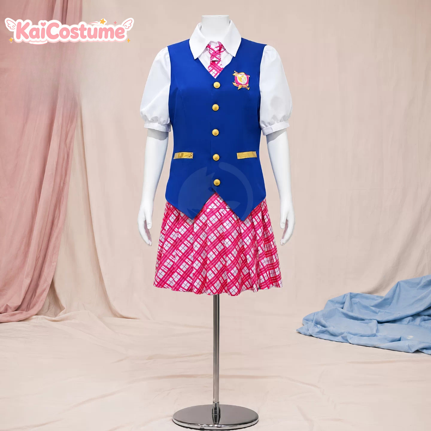 プリンセス・チャーム・スクール コスプレ衣装 ブルーレッド  - Anime Cosplay Red のレビューと価格