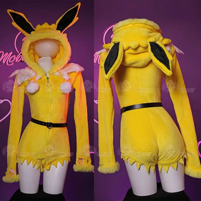 セクシーな深いVネックのフード付きボディスーツ、ソックススー - Cosplay Anime Bunny Girl のレビューと価格