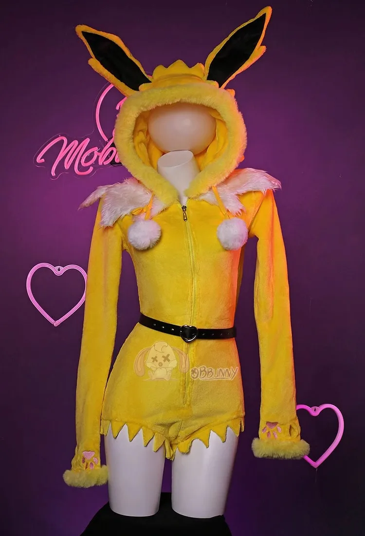 セクシーな深いVネックのフード付きボディスーツ、ソックススー - Cosplay Anime Bunny Girl のレビューと価格