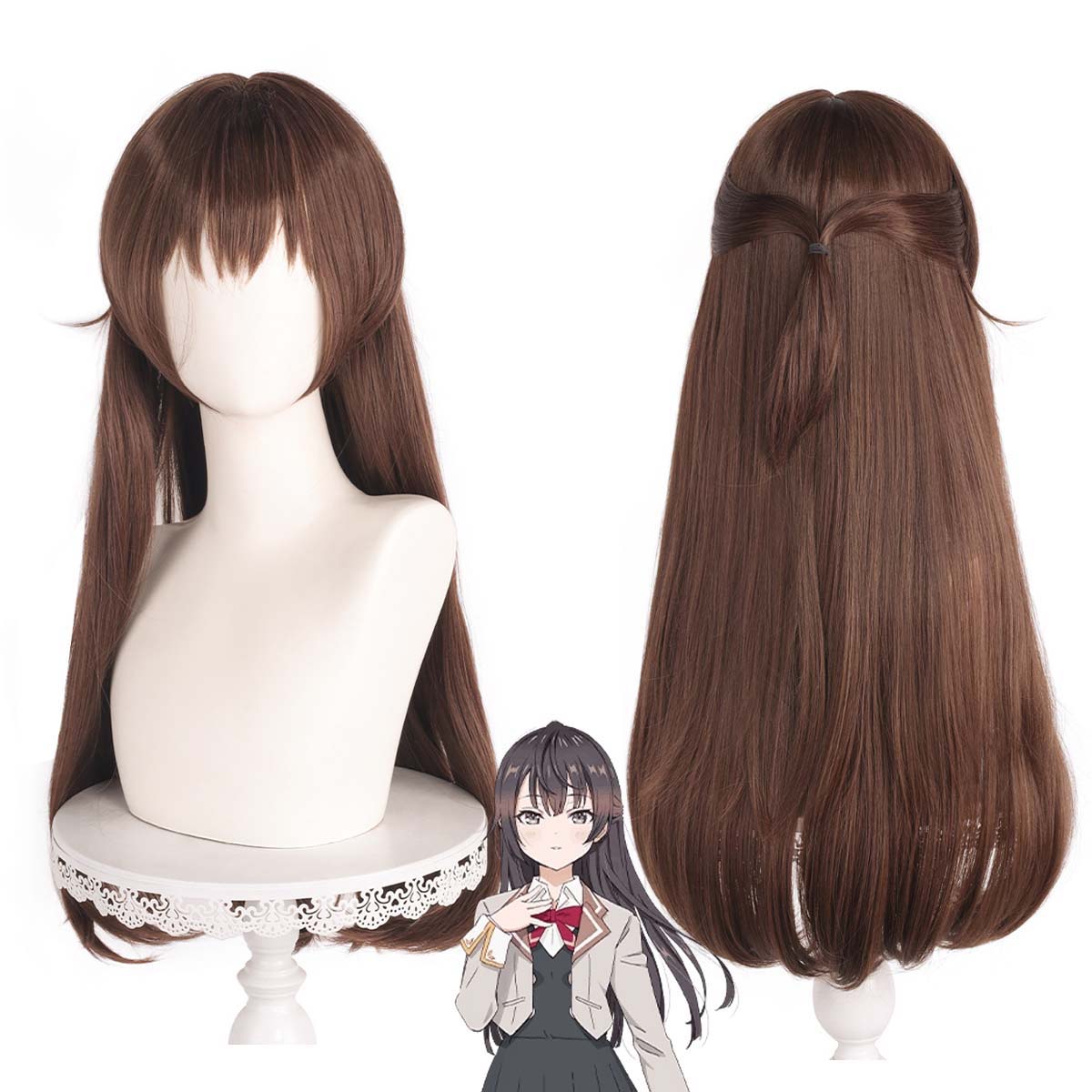 時々感情を隠すロシアのコスプレ用ユキ・スオウ合成毛ウィッグ - Cosplay Anime Yuki のレビューと価格