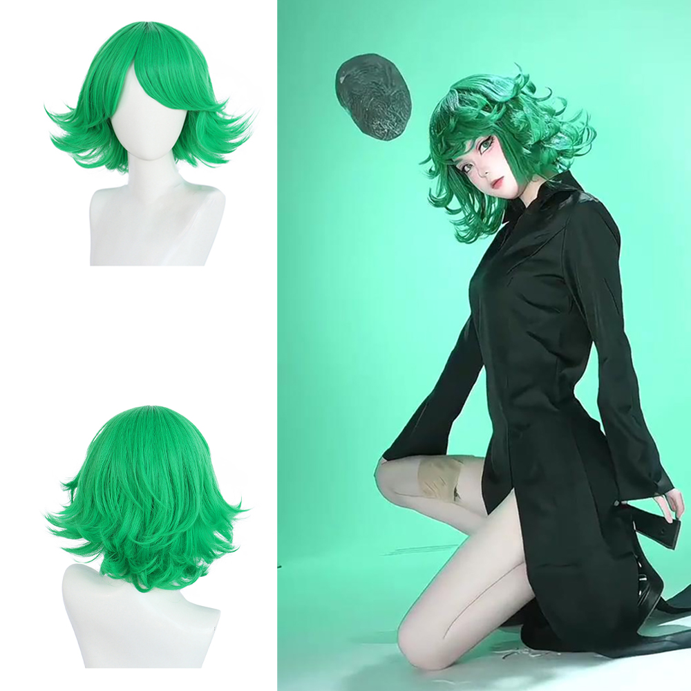 アニメ ワンパンマン ‌ ‌   タツマキ コスプレ 人工毛 - Anime Cosplay One Punch Man のレビューと価格