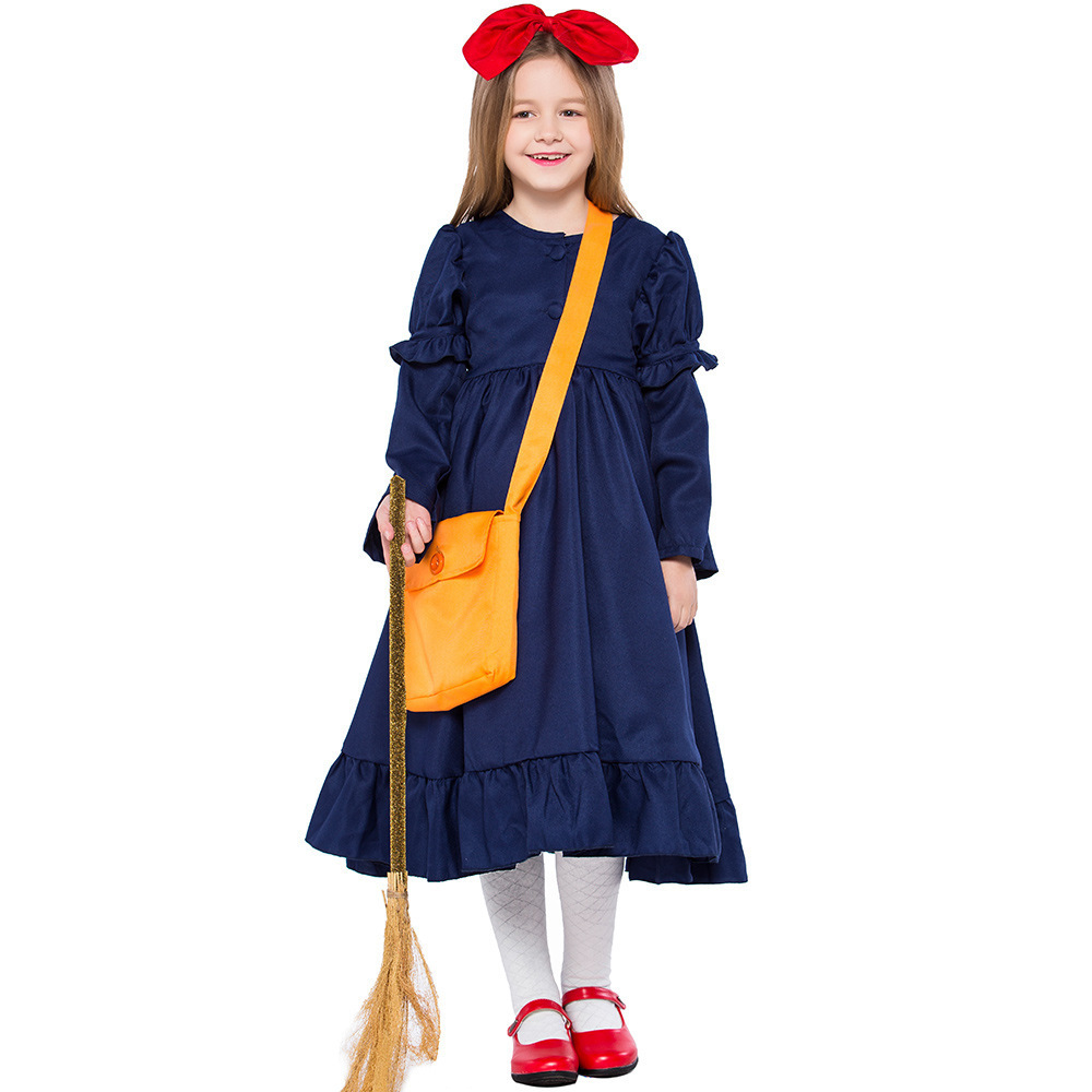 子供用パフォーマンスコスチュームリトルウィッチコスプレドレス - Anime Cosplay Girl Photo のレビューと価格