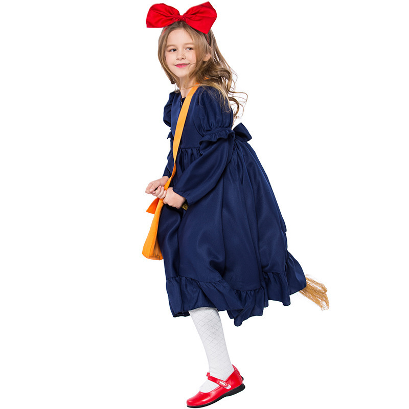 子供用パフォーマンスコスチュームリトルウィッチコスプレドレス - Anime Cosplay Girl Photo のレビューと価格
