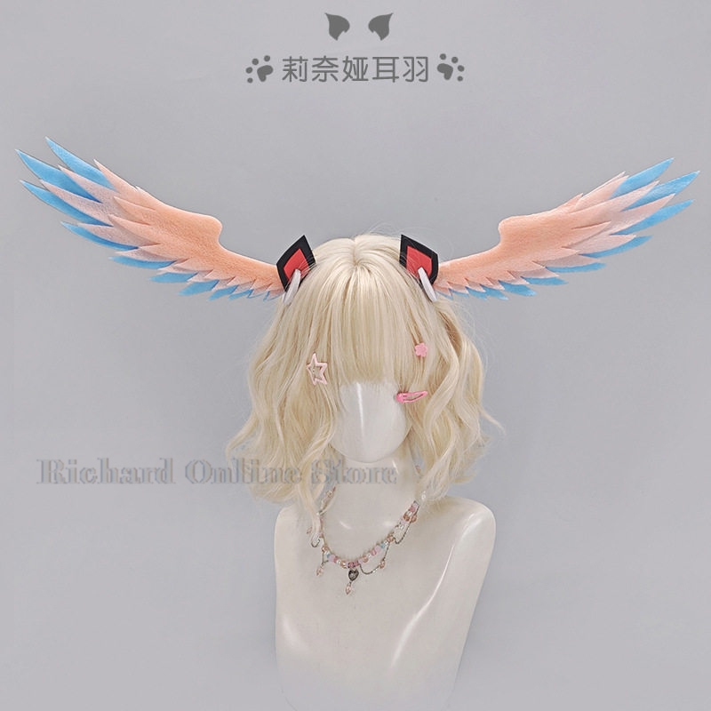 原神インパクトリネアアニメコスプレヘア装飾ウィッグアクセサリ - Anime Cosplay Mujer のレビューと価格