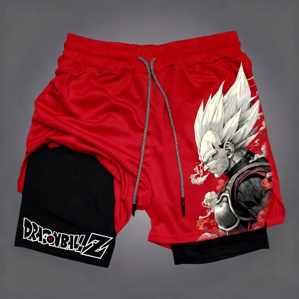 ドラゴンボールメンズ二層ショーツ孫悟空夏日本アニメ偽ツーピー - Dragon Ball Saiyan Armor のレビューと価格