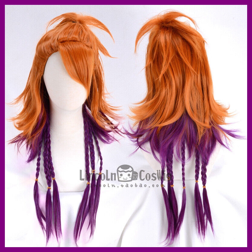 アニメ黒執事ジョーカーコスプレフルウィッグロングヘアヘアピー - Anime Cosplay Long Black Hair のレビューと価格