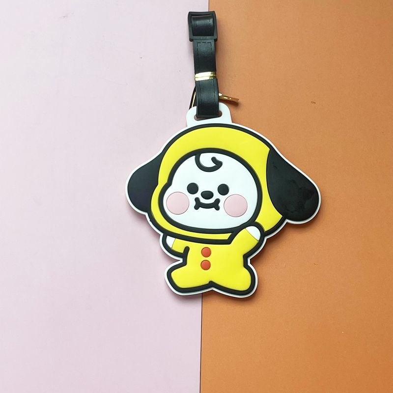 アニメ BT21 旅行荷物タグかわいいスーツケース ID 電 - Anime Cosplay Girl Name のレビューと価格
