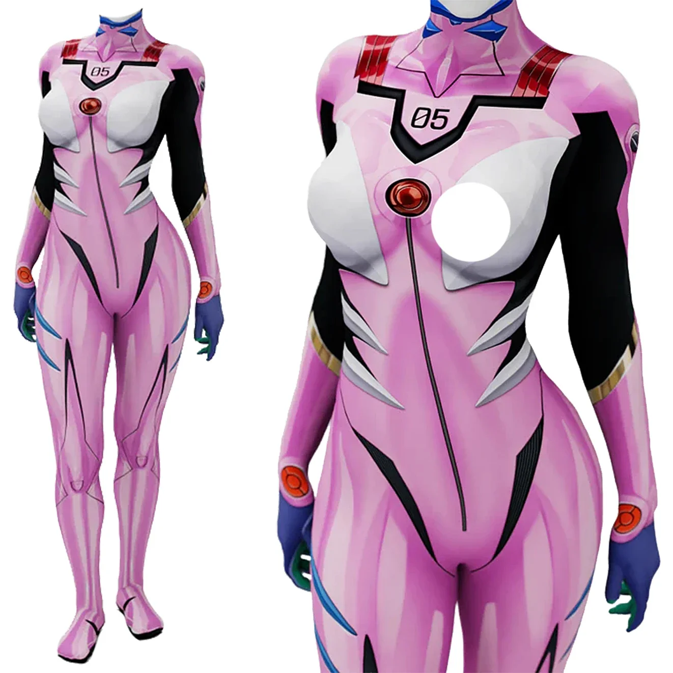 アニメEVA 05 マキナミ コスプレ衣装 スーパーヒーロー - Anime Cosplay For Girls のレビューと価格