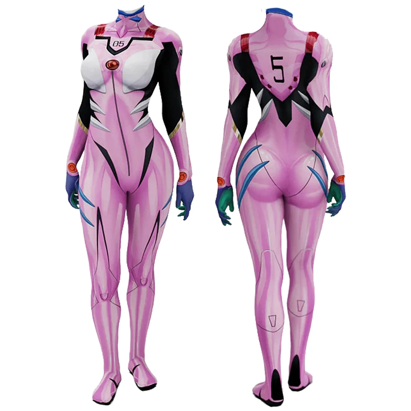 アニメEVA 05 マキナミ コスプレ衣装 スーパーヒーロー - Anime Cosplay For Girls のレビューと価格