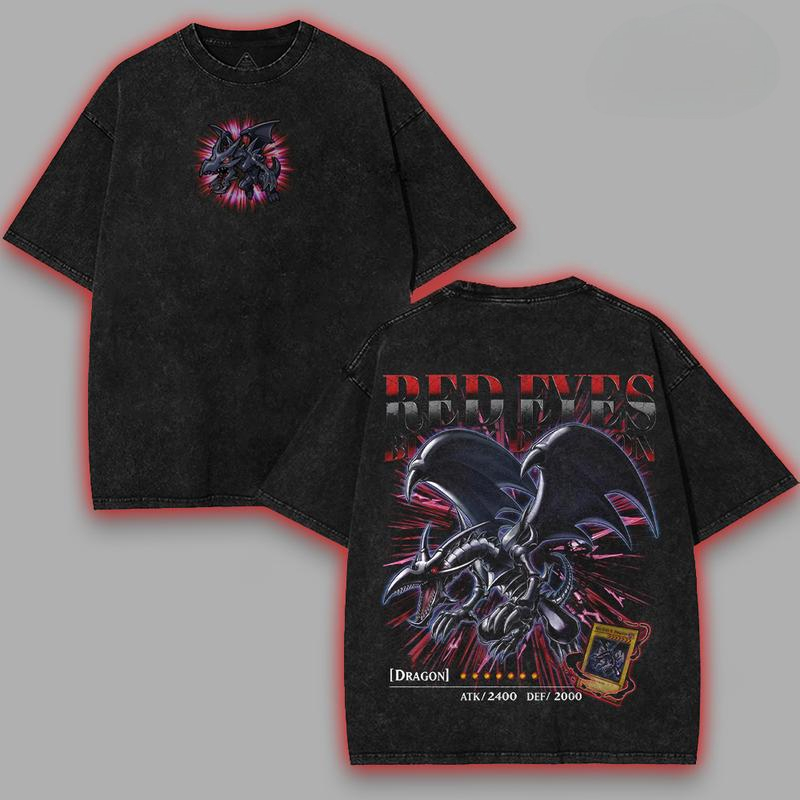 メンズヴィンテージウォッシュTシャツ 遊戯王 ダークマジシャ - Anime Cosplay Easy のレビューと価格