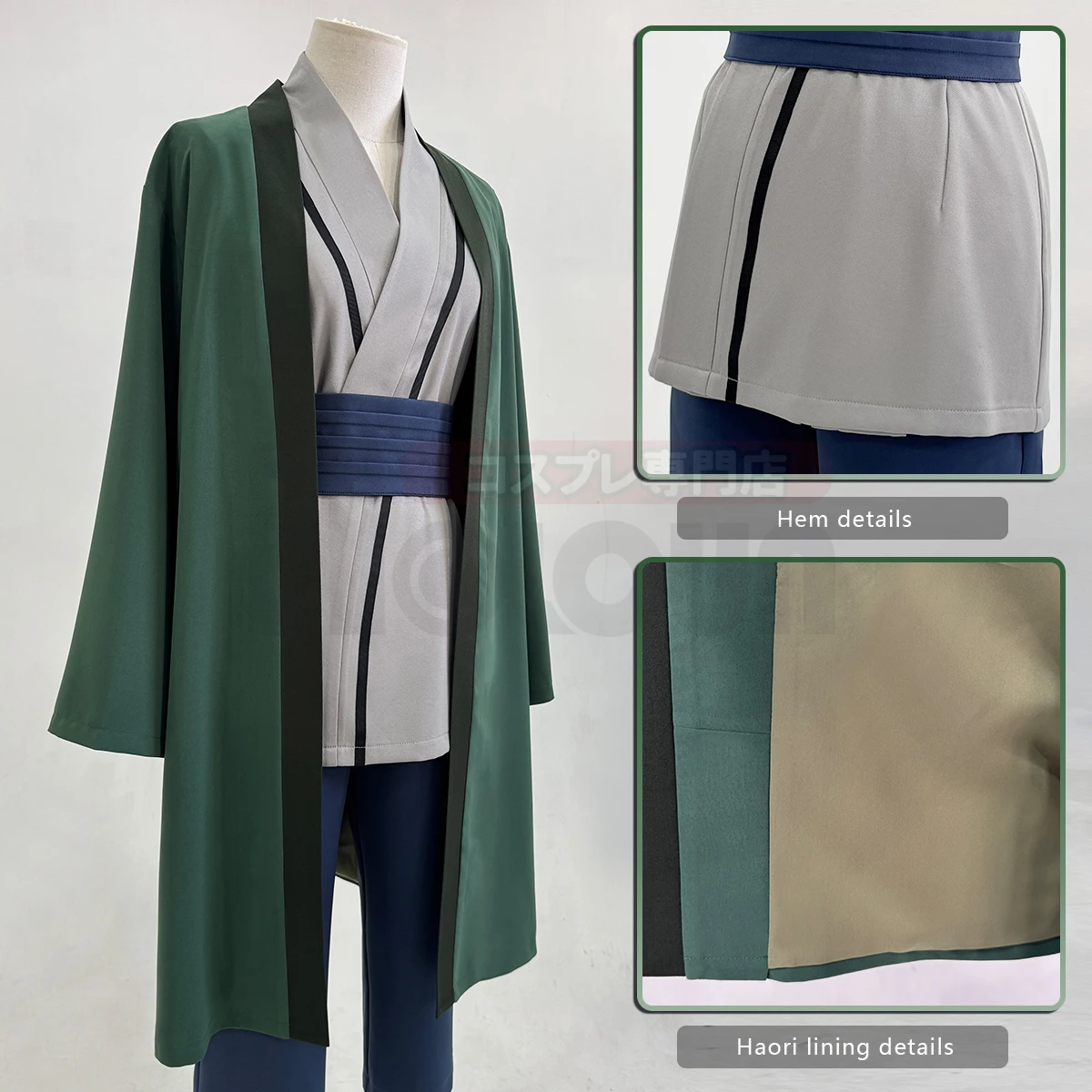 2025 HOLOUN アニメ綱手コスプレ衣装刺繍羽織トップ - Cosplay Anime Tsunade のレビューと価格