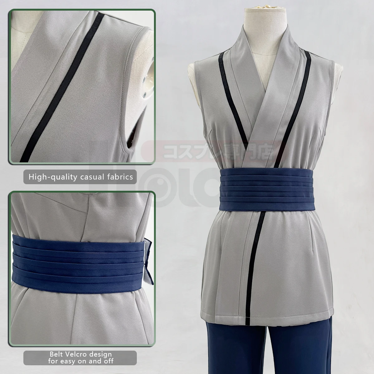 2025 HOLOUN アニメ綱手コスプレ衣装刺繍羽織トップ - Cosplay Anime Tsunade のレビューと価格