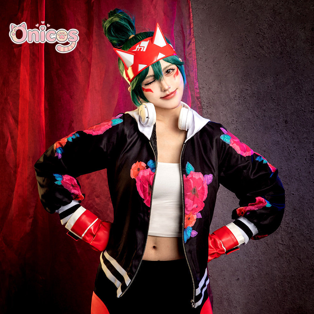オーバーウォッチ 2 キリコ コスプレ衣装 黒赤衣装 ハロウ - Anime Cosplay Red のレビューと価格