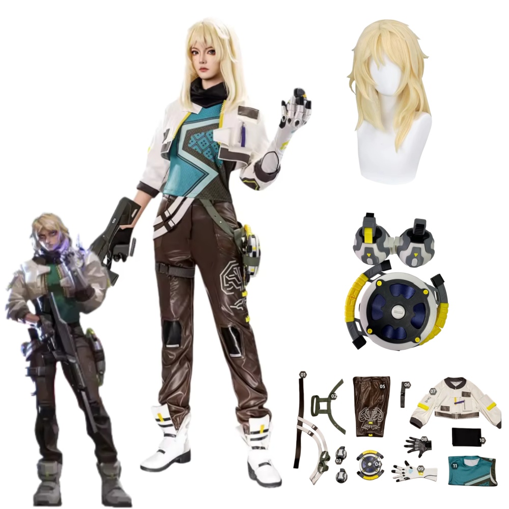 デッドロックコスプレ衣装小道具 VALORANT デッドロッ - Cosplay Anime Women のレビューと価格