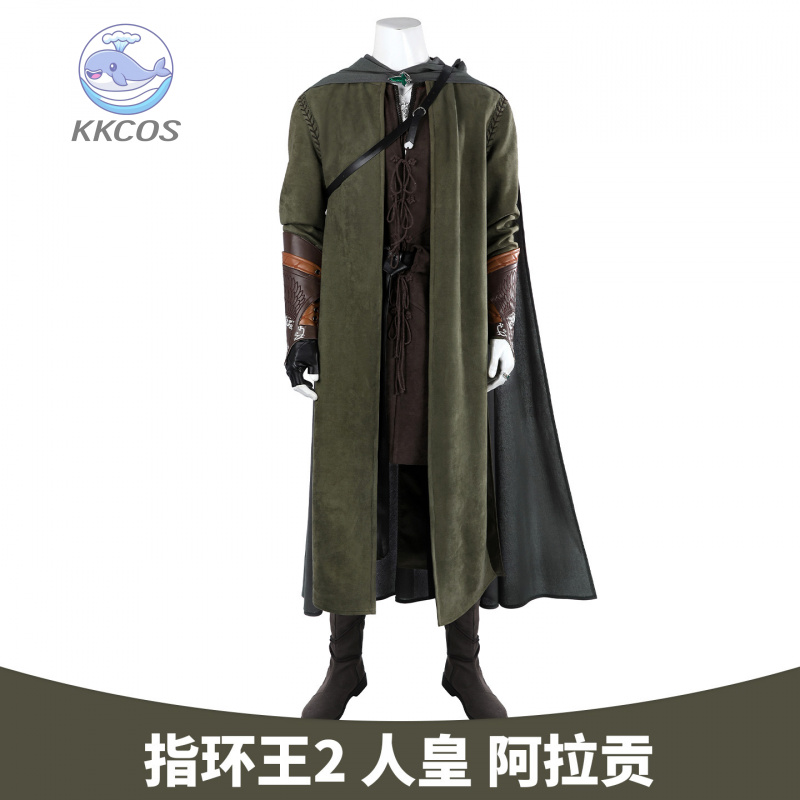 リングロードス アラゴルン コスプレ衣装 トップ パンツ マ - Anime Cosplay Male のレビューと価格