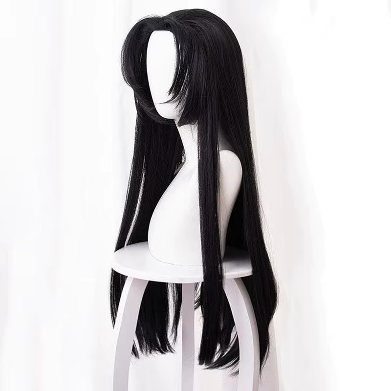 アニメ胡蝶かなえウィッグ鬼滅の刃コスプレ合成黒ロング耐熱人工 - Anime Cosplay Long Black Hair のレビューと価格
