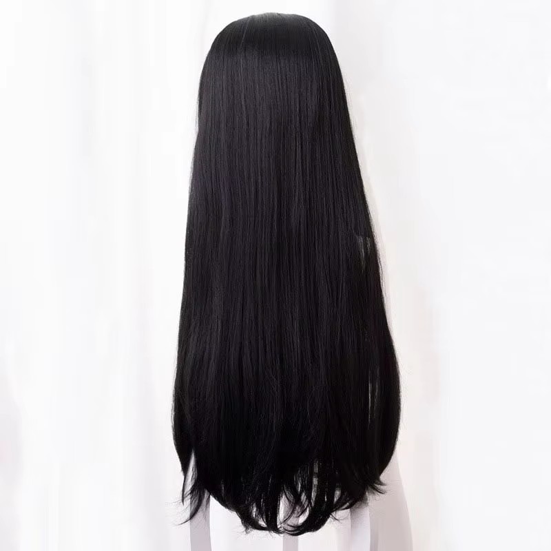 アニメ胡蝶かなえウィッグ鬼滅の刃コスプレ合成黒ロング耐熱人工 - Anime Cosplay Long Black Hair のレビューと価格