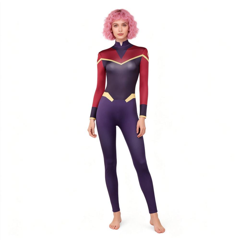 インビンシブル・トゥラ コスプレ衣装 レッドジャンプスーツ  - Anime Cosplay Red のレビューと価格