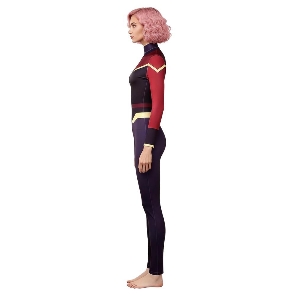 インビンシブル・トゥラ コスプレ衣装 レッドジャンプスーツ  - Anime Cosplay Red のレビューと価格