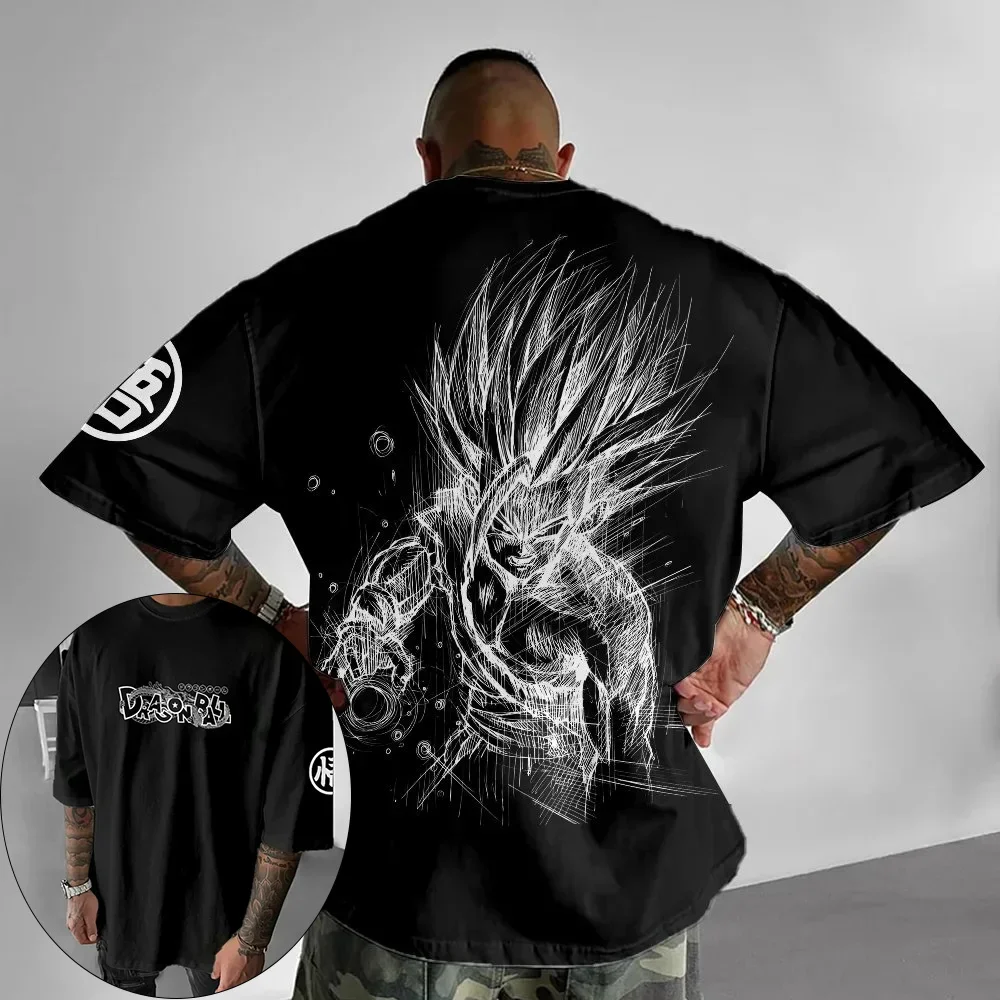 ドラゴンボールアニメーション Tシャツメンズ夏新作両面プリン - Dragon Ball Saiyan Armor のレビューと価格