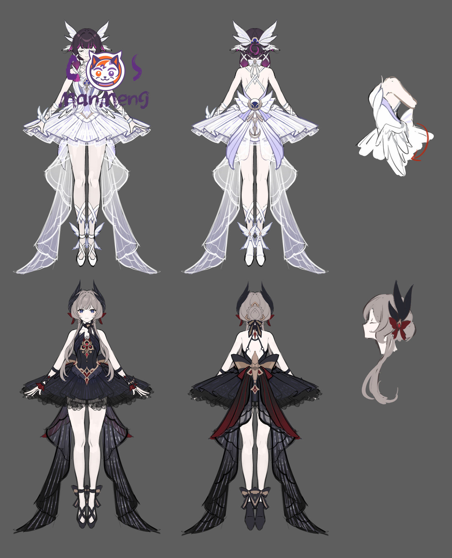 ゲーム原神コロンビナコスプレ衣装ダムセレッテクタードレスハロ - Anime Cosplay For Girls のレビューと価格