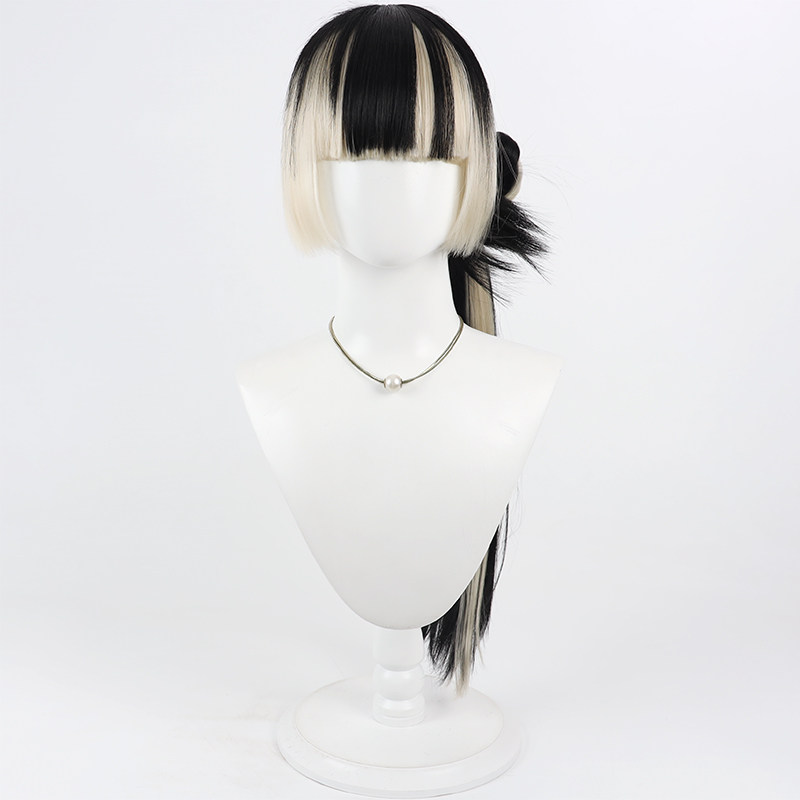 Juufuutei Raden コスプレウィッグ Vtube - Anime Cosplay Long Black Hair のレビューと価格