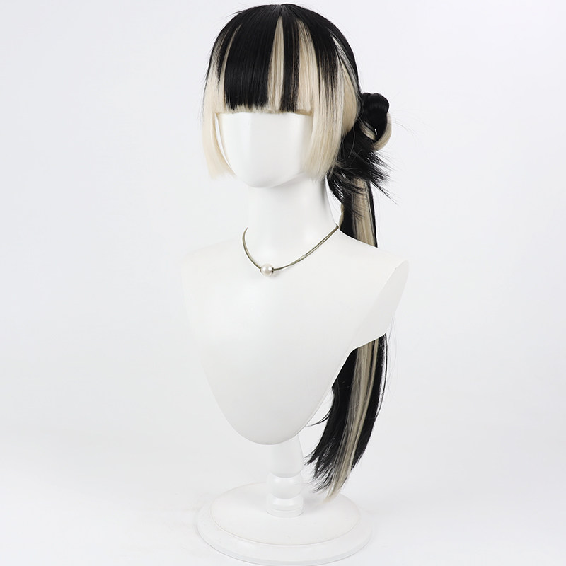 Juufuutei Raden コスプレウィッグ Vtube - Anime Cosplay Long Black Hair のレビューと価格