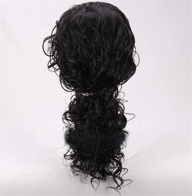 2026年マイケル・ジャクソンコスプレ黒ウィッグマイケル役割 - Anime Cosplay Long Black Hair のレビューと価格